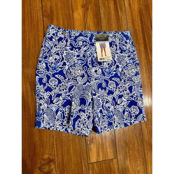 NEW Rafaella Patterned Shorts size 10 - Picture 1 of 6